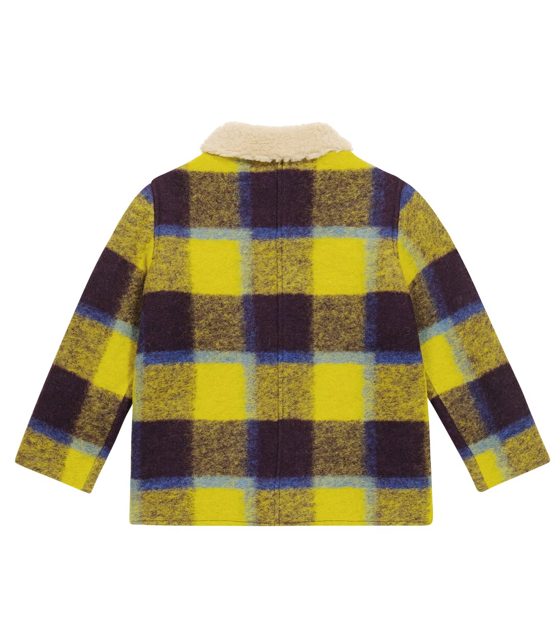 Baya wool-blend tartan coat | Bonpoint