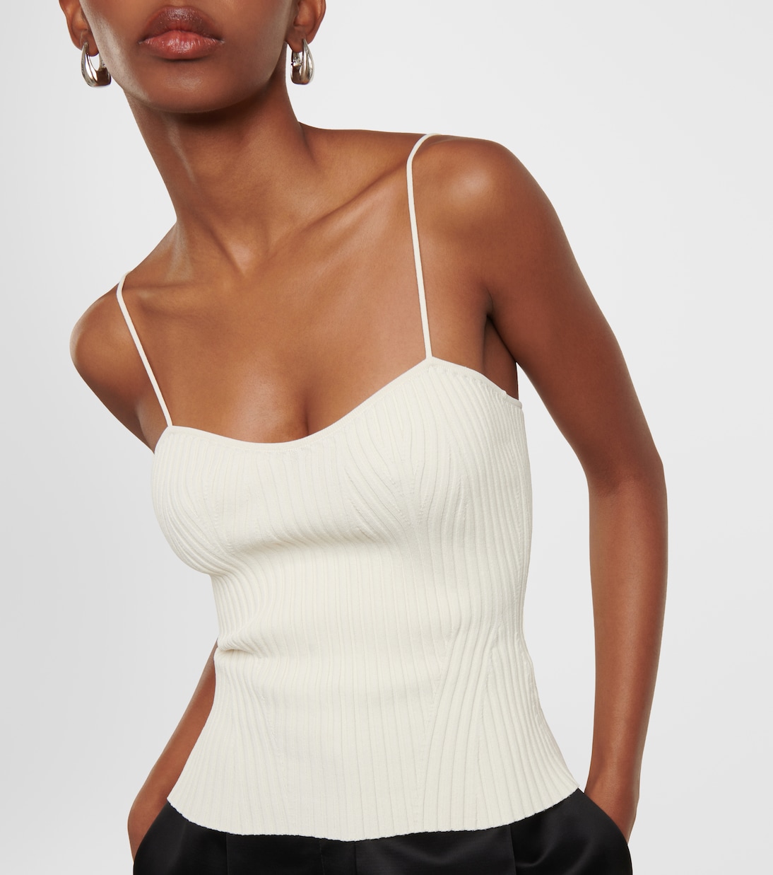 Ziggy ribbed top | Khaite
