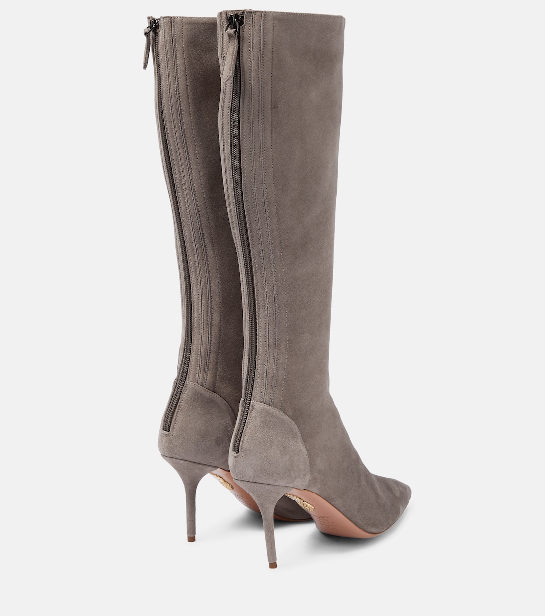 Saint Honoré 85 suede boots | Aquazzura