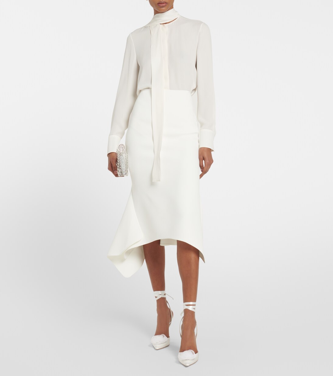 Verzierte Pumps aus Satin | Gianvito Rossi