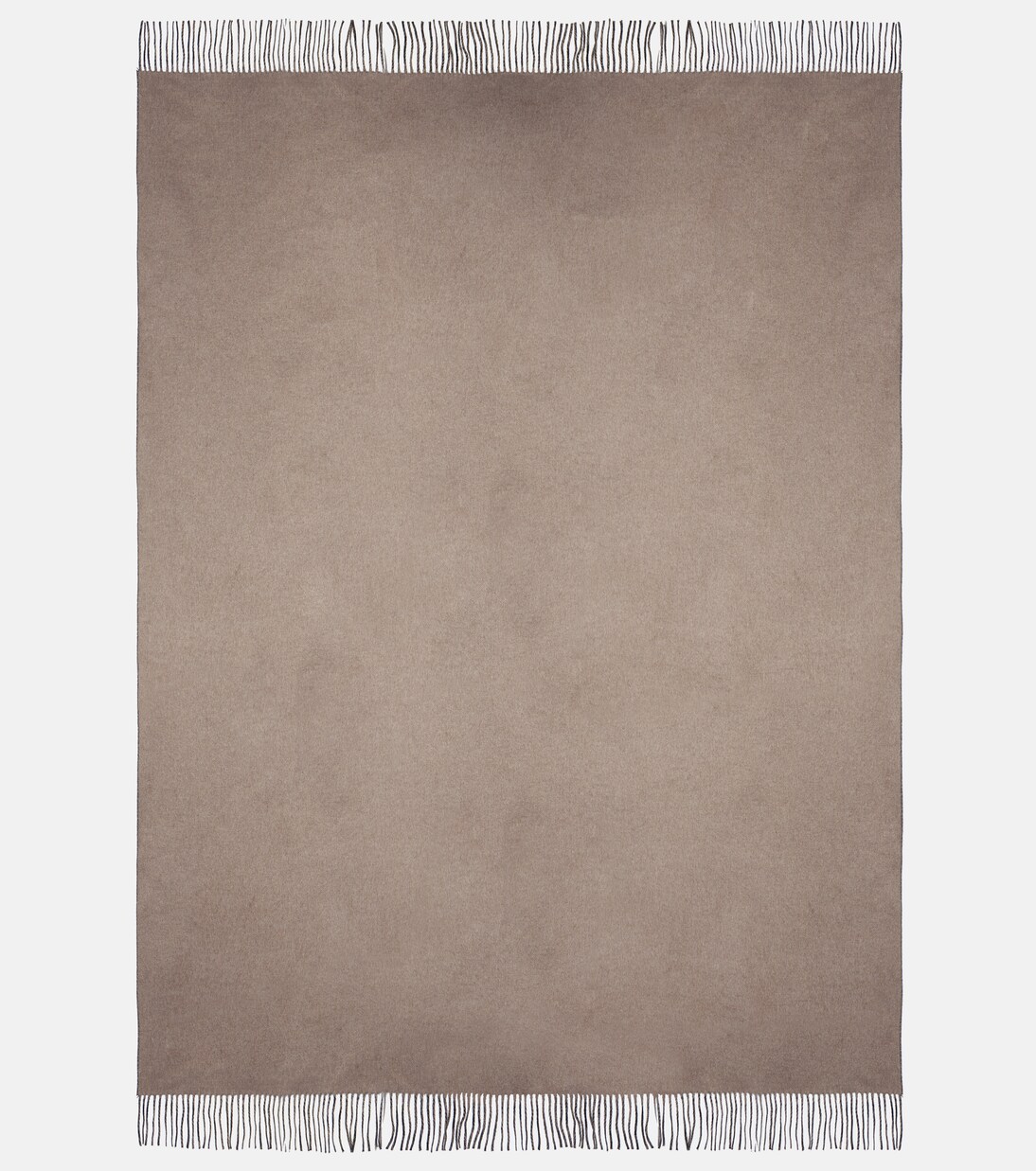 Fringed silk throw | Brunello Cucinelli