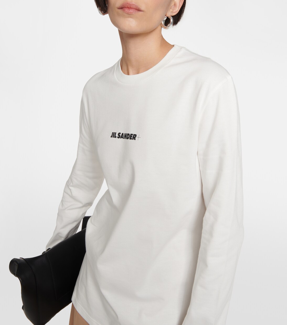 Sweat-shirt en coton à logo | Jil Sander