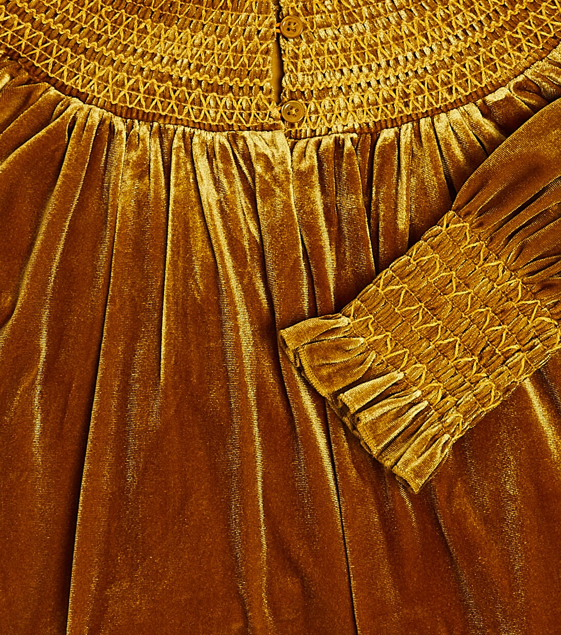 Carla embroidered velvet dress | C'era Una Volta