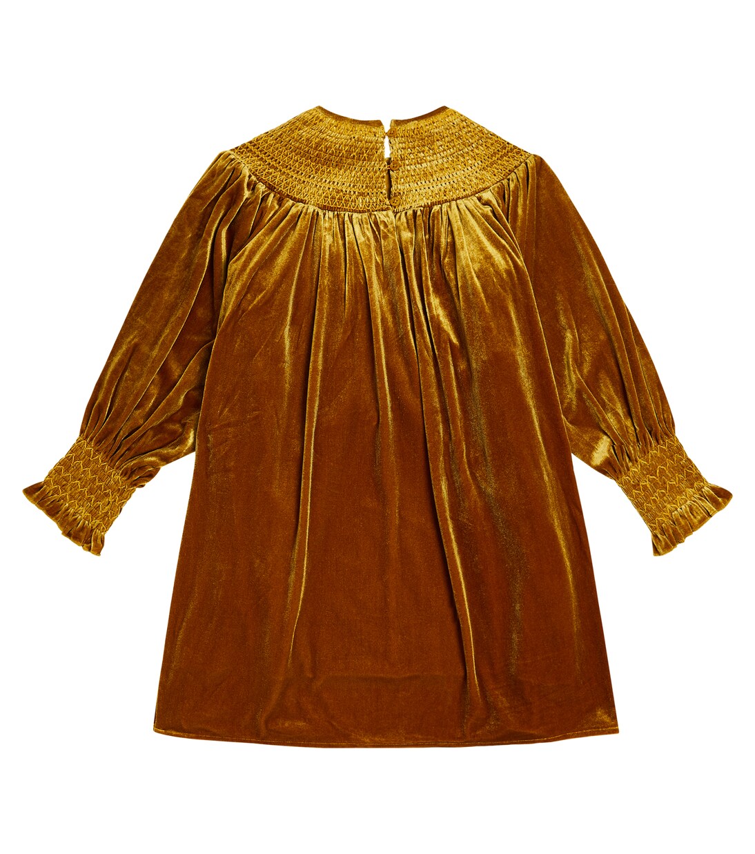 Carla embroidered velvet dress | C'era Una Volta