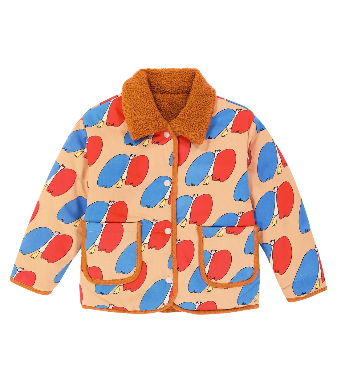 Reversible printed cotton jacket | Jellymallow