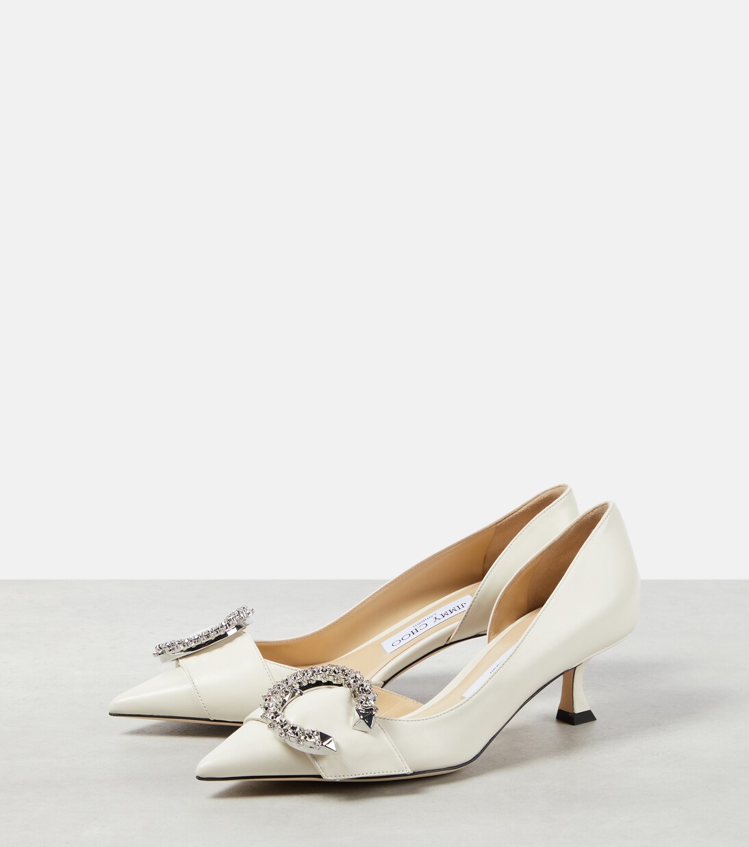 Escarpins Melva 50 en cuir à ornements | Jimmy Choo