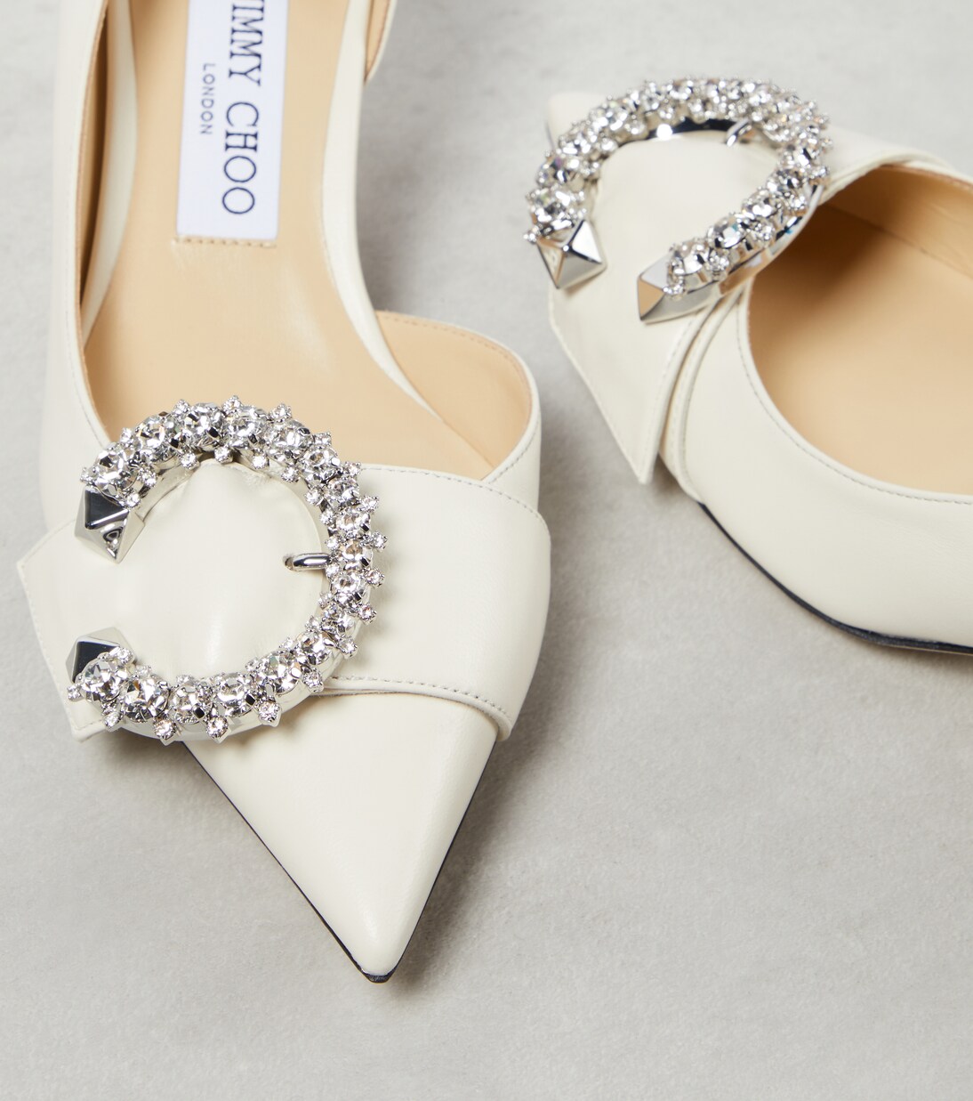 Escarpins Melva 50 en cuir à ornements | Jimmy Choo