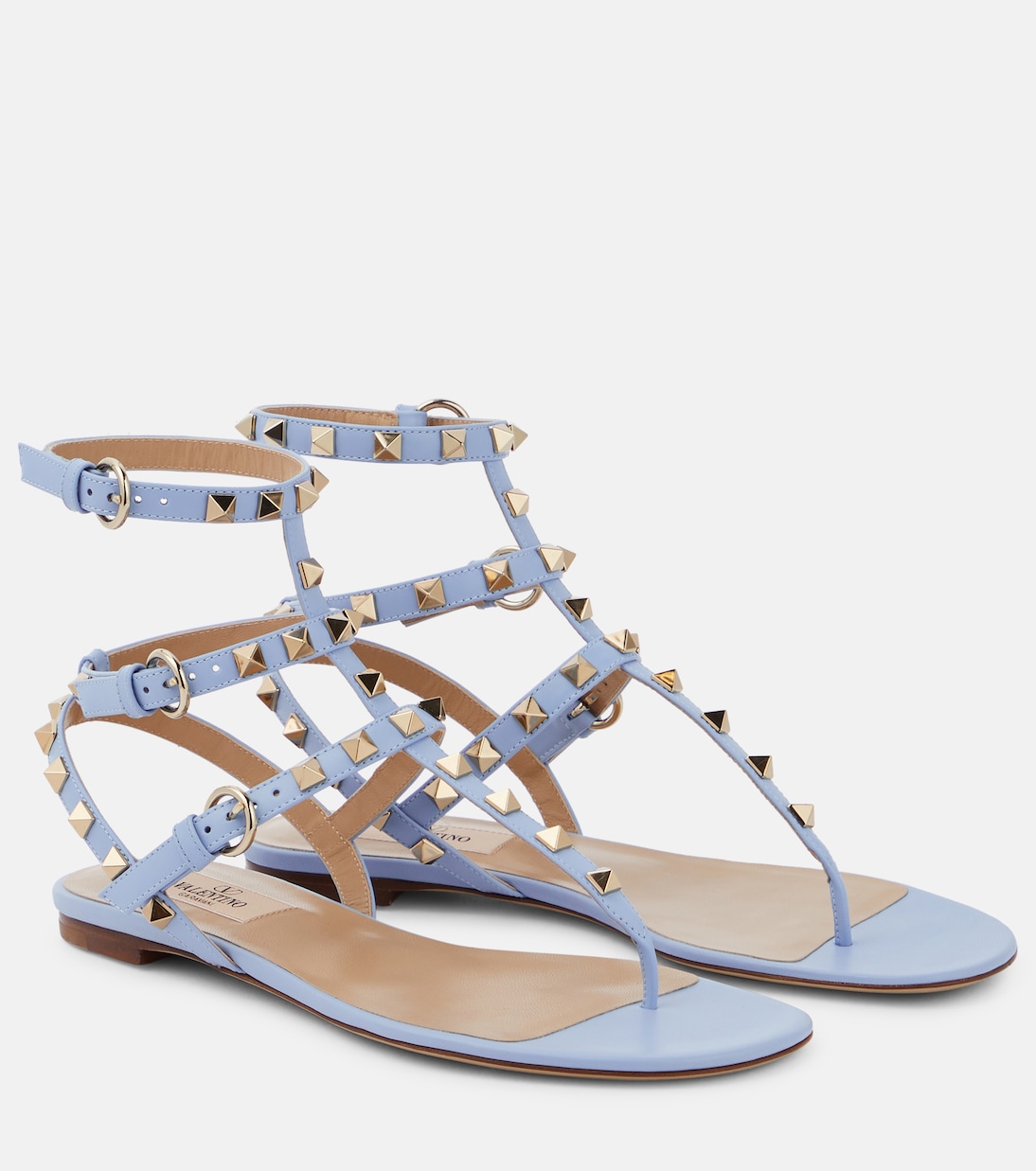 Sandalen Rockstud aus Leder | Valentino Garavani