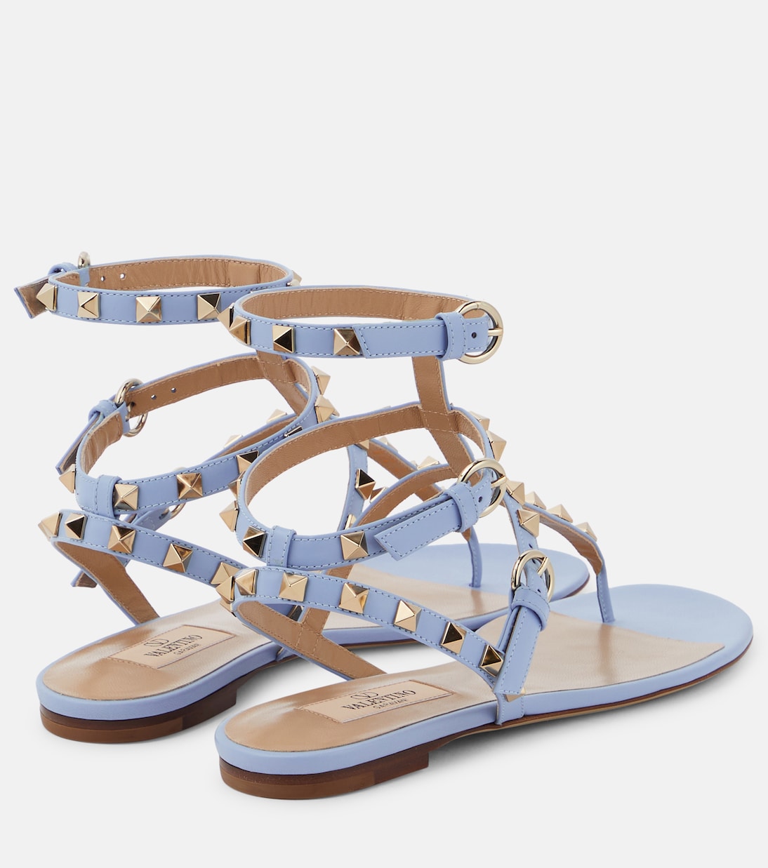 Sandalen Rockstud aus Leder | Valentino Garavani