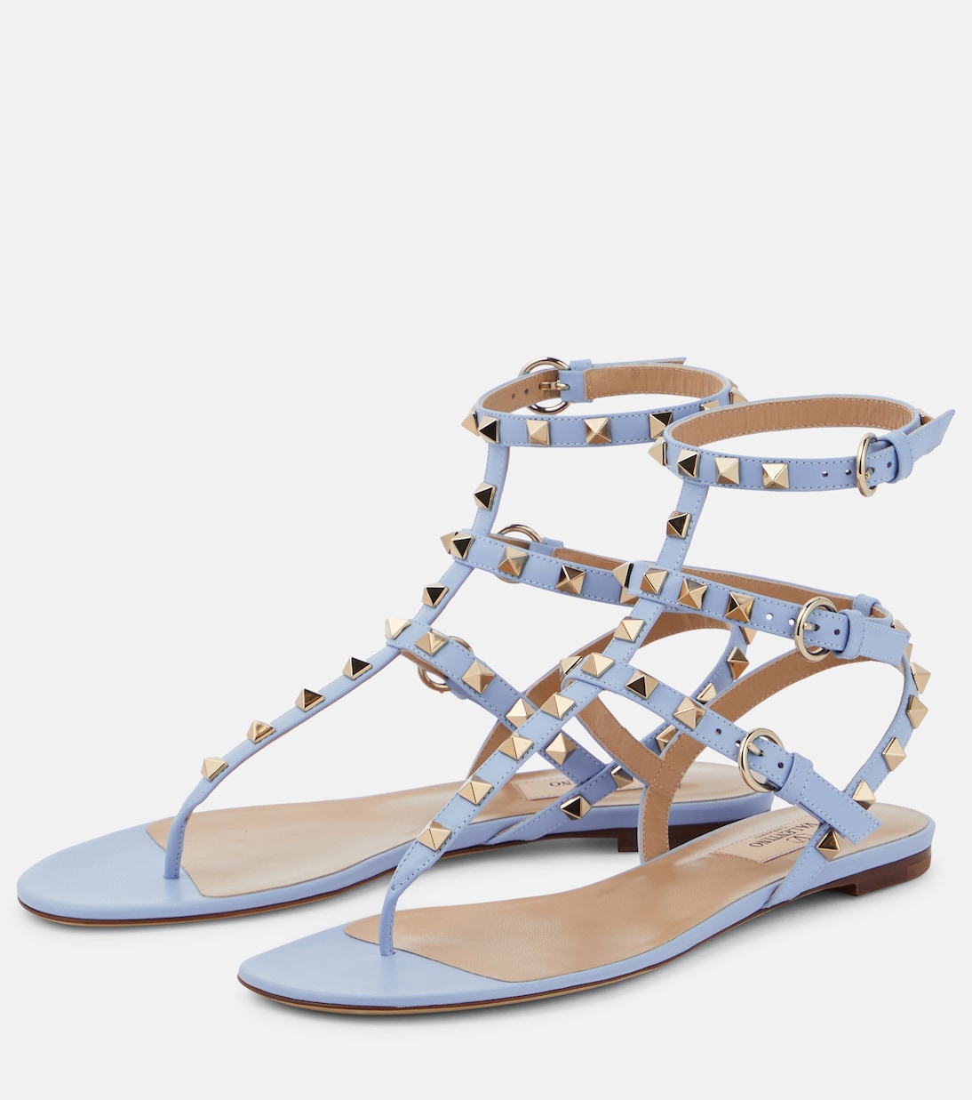 Sandalen Rockstud aus Leder | Valentino Garavani