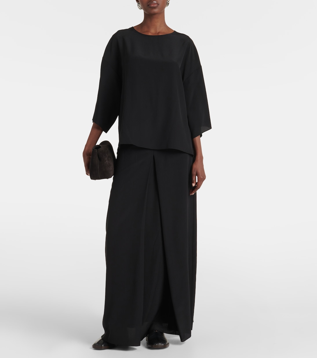 Maxirock Lotta aus Seide | Fforme