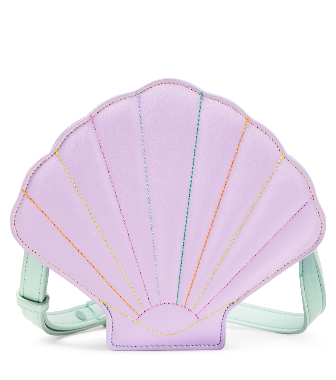 Seashell faux leather shoulder bag | Stella McCartney Kids