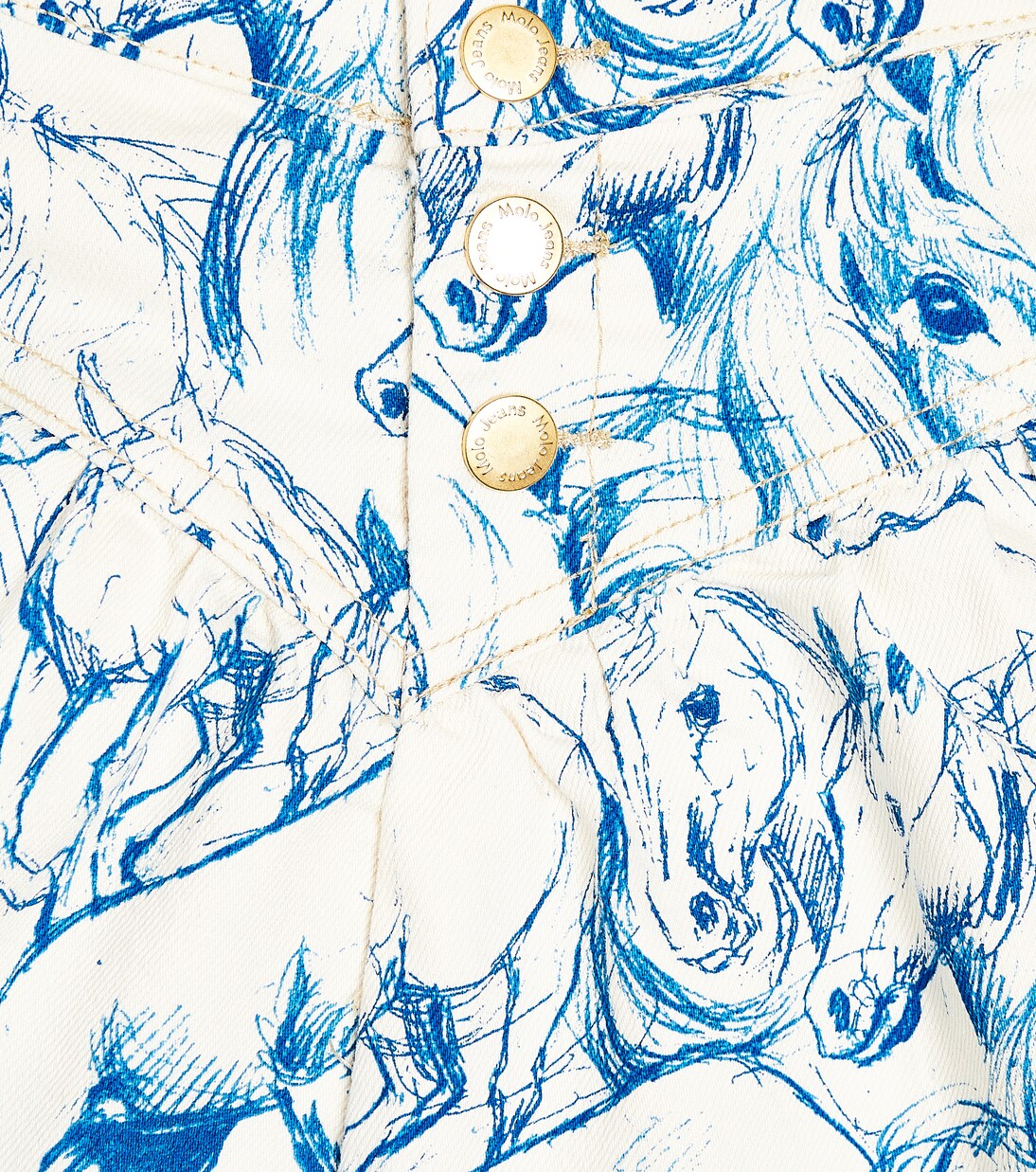 Betsy printed cotton-blend skirt | Molo