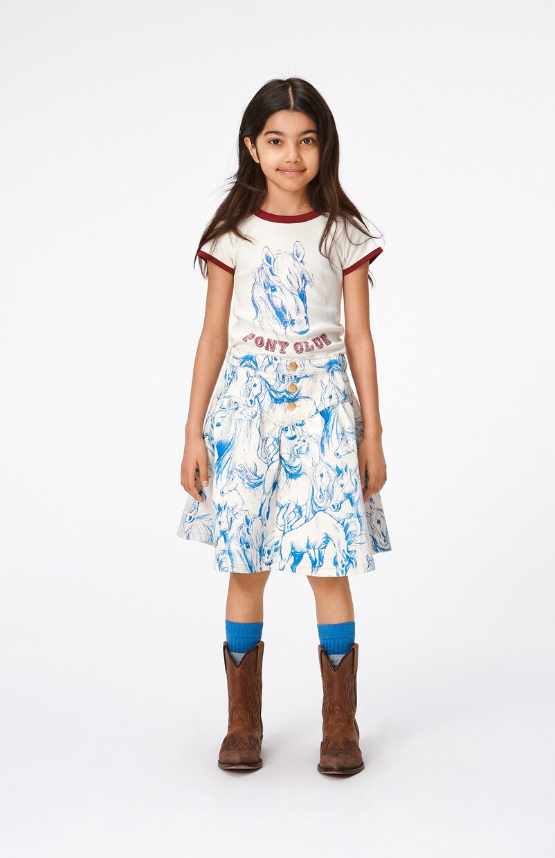 Betsy printed cotton-blend skirt | Molo