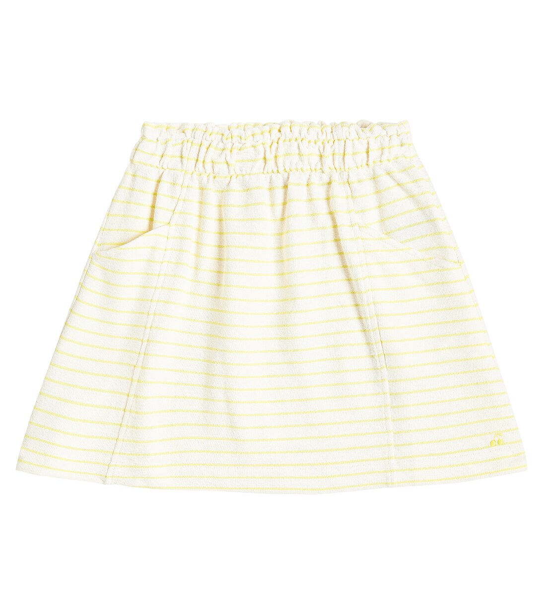 Gonna in jersey di cotone a righe | Bonpoint