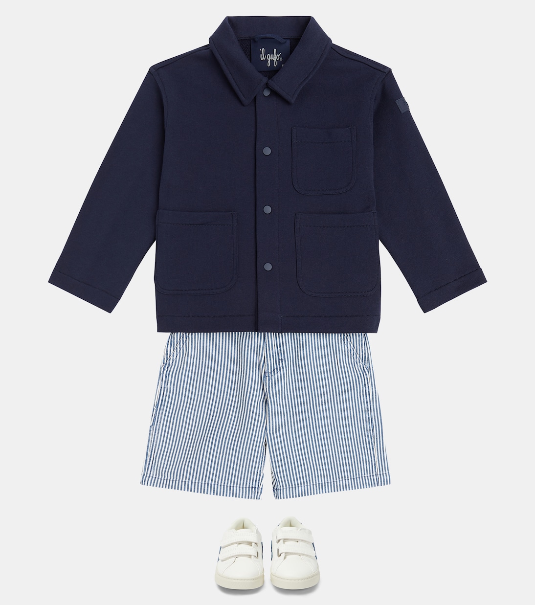 Bermuda-Shorts aus Baumwolle und Leinen | Il Gufo