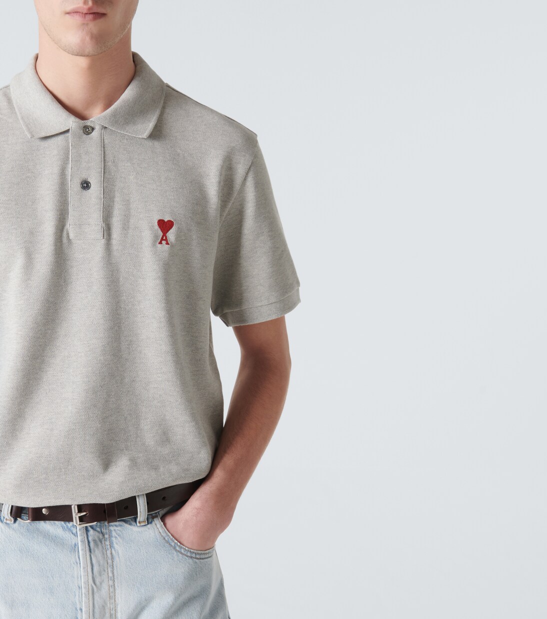 Polohemd Ami de Cœur aus Baumwoll-Piqué | Ami Paris