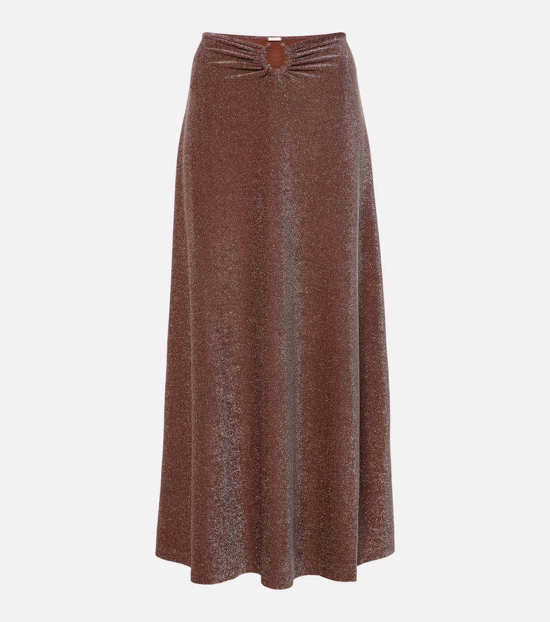 Ring-detail embellished maxi skirt | Johanna Ortiz