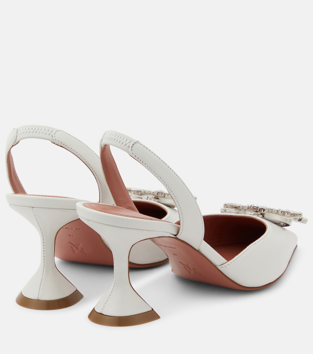 Escarpins Begum 70 en cuir | Amina Muaddi