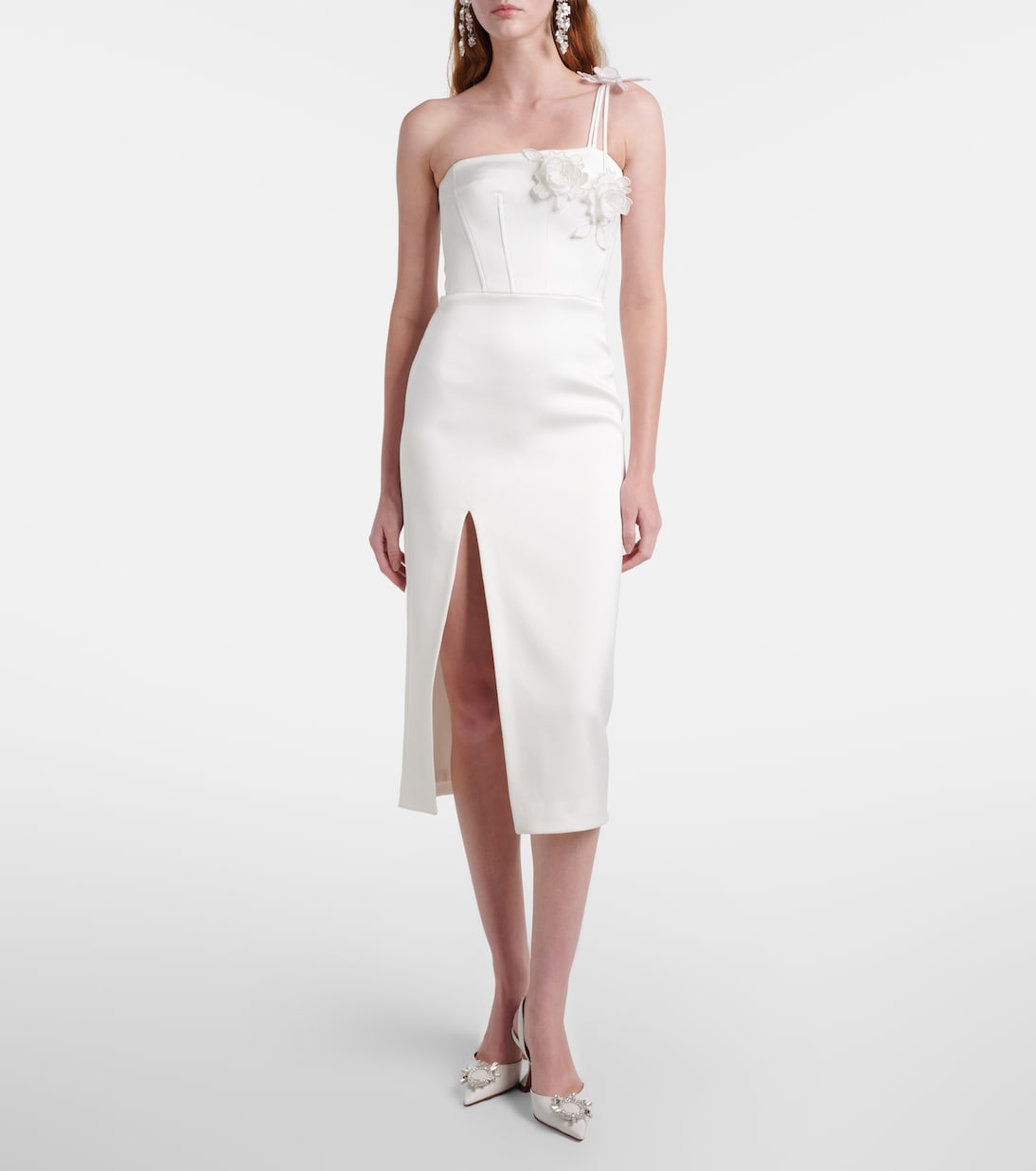 Escarpins Begum 70 en cuir | Amina Muaddi