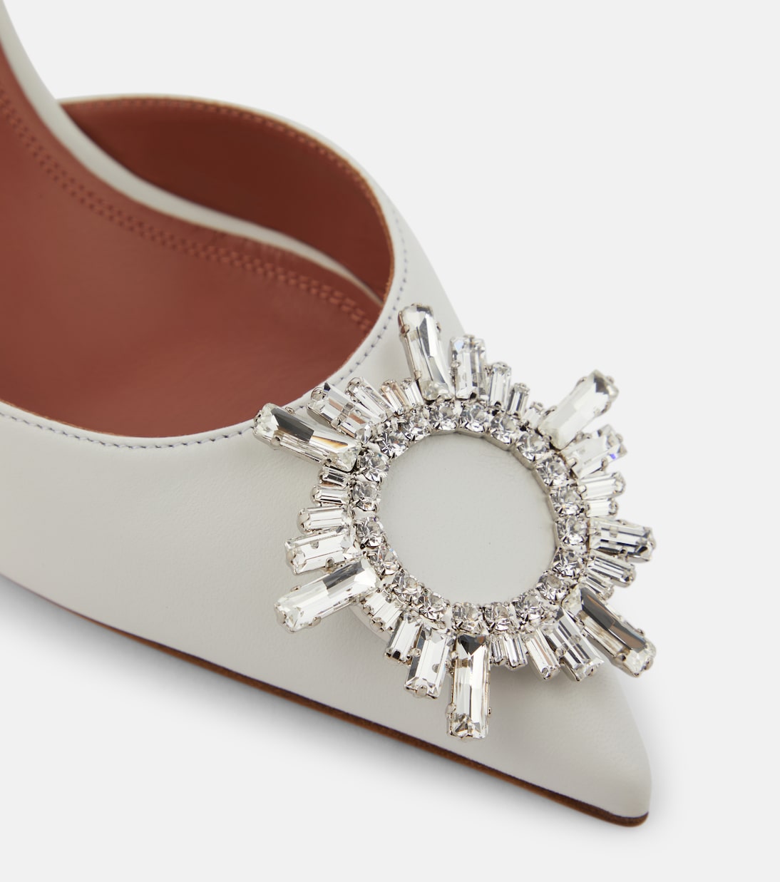 Escarpins Begum 70 en cuir | Amina Muaddi