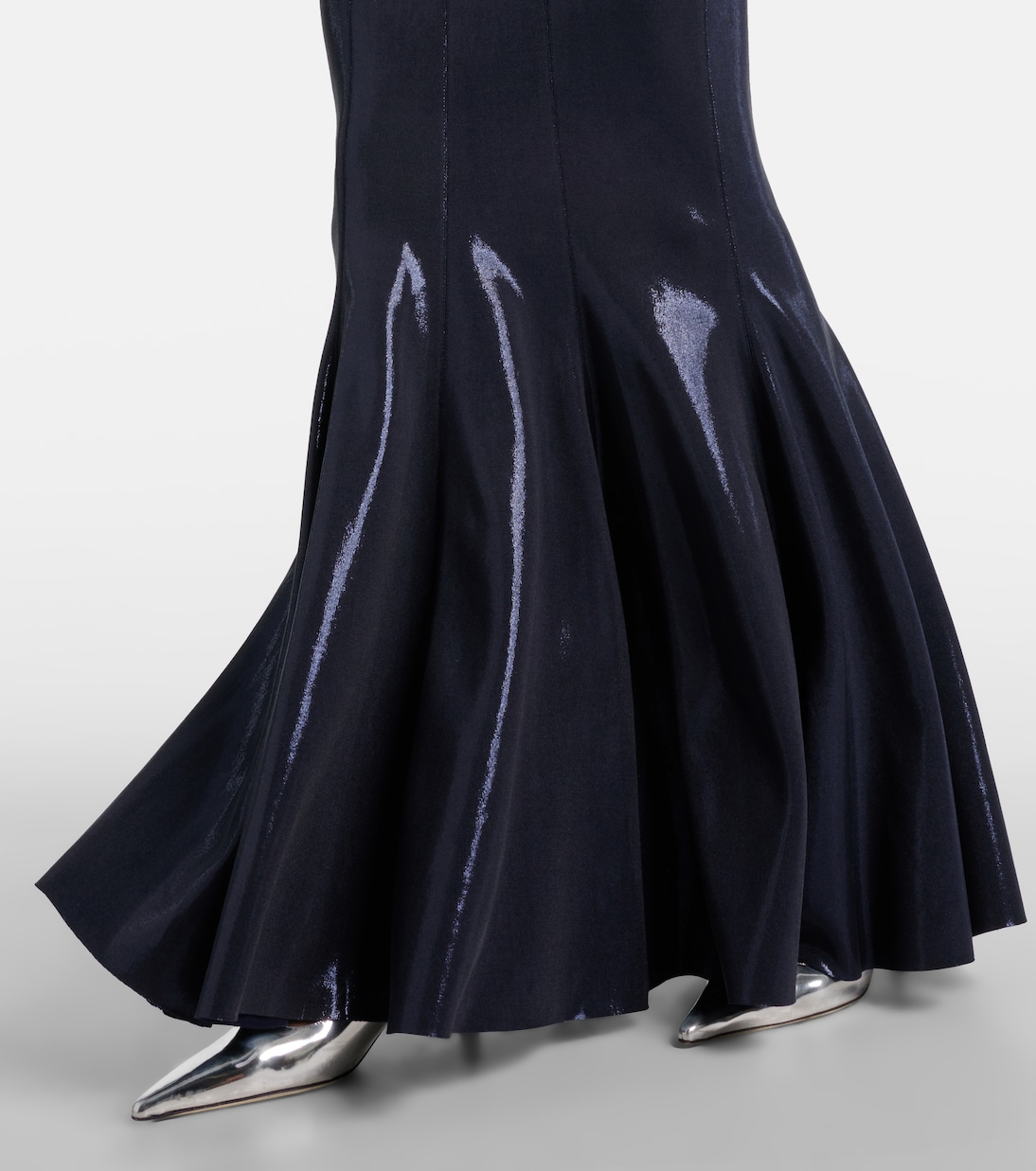 Corset lamé gown | Norma Kamali