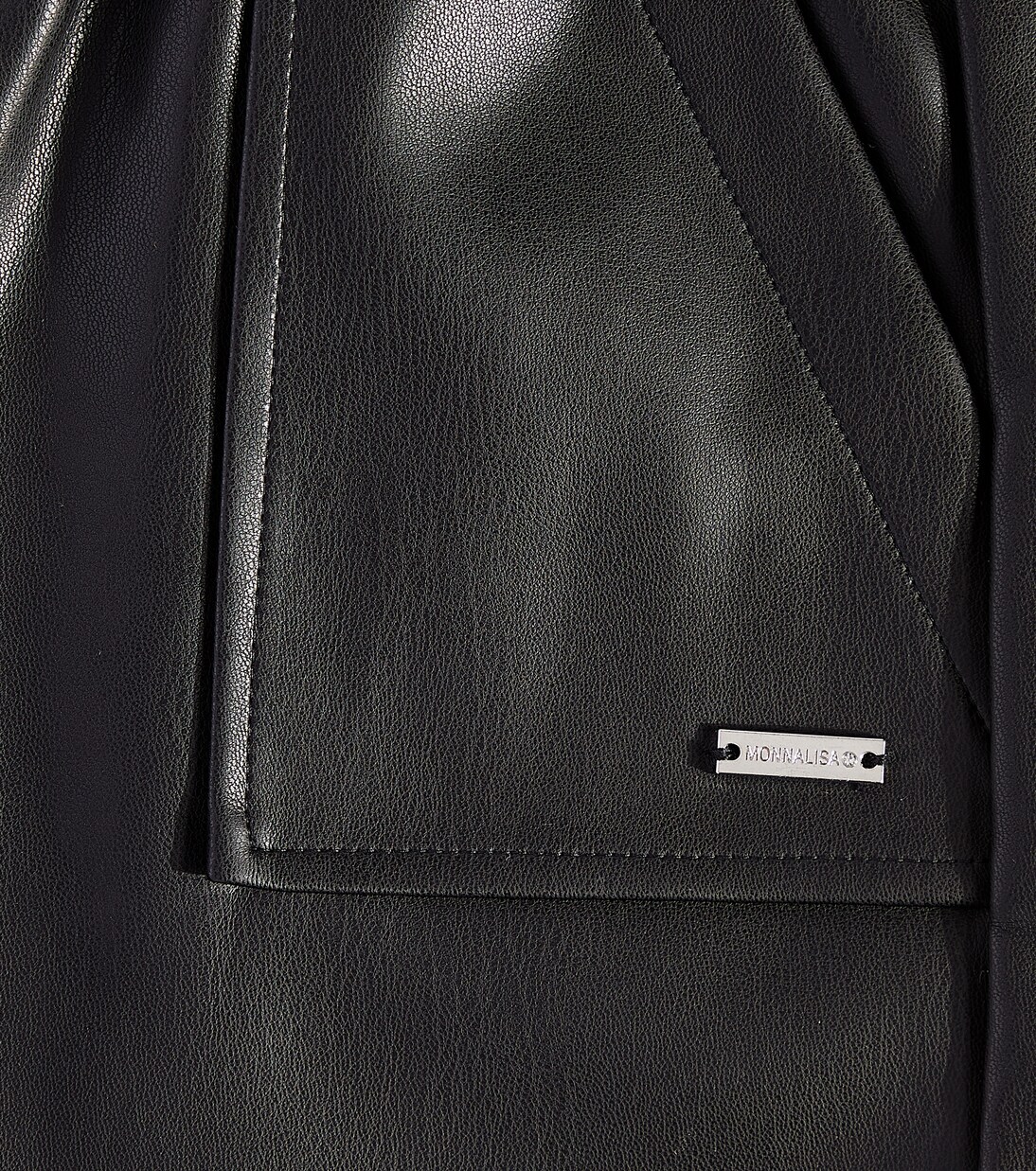 Faux leather shorts | Monnalisa