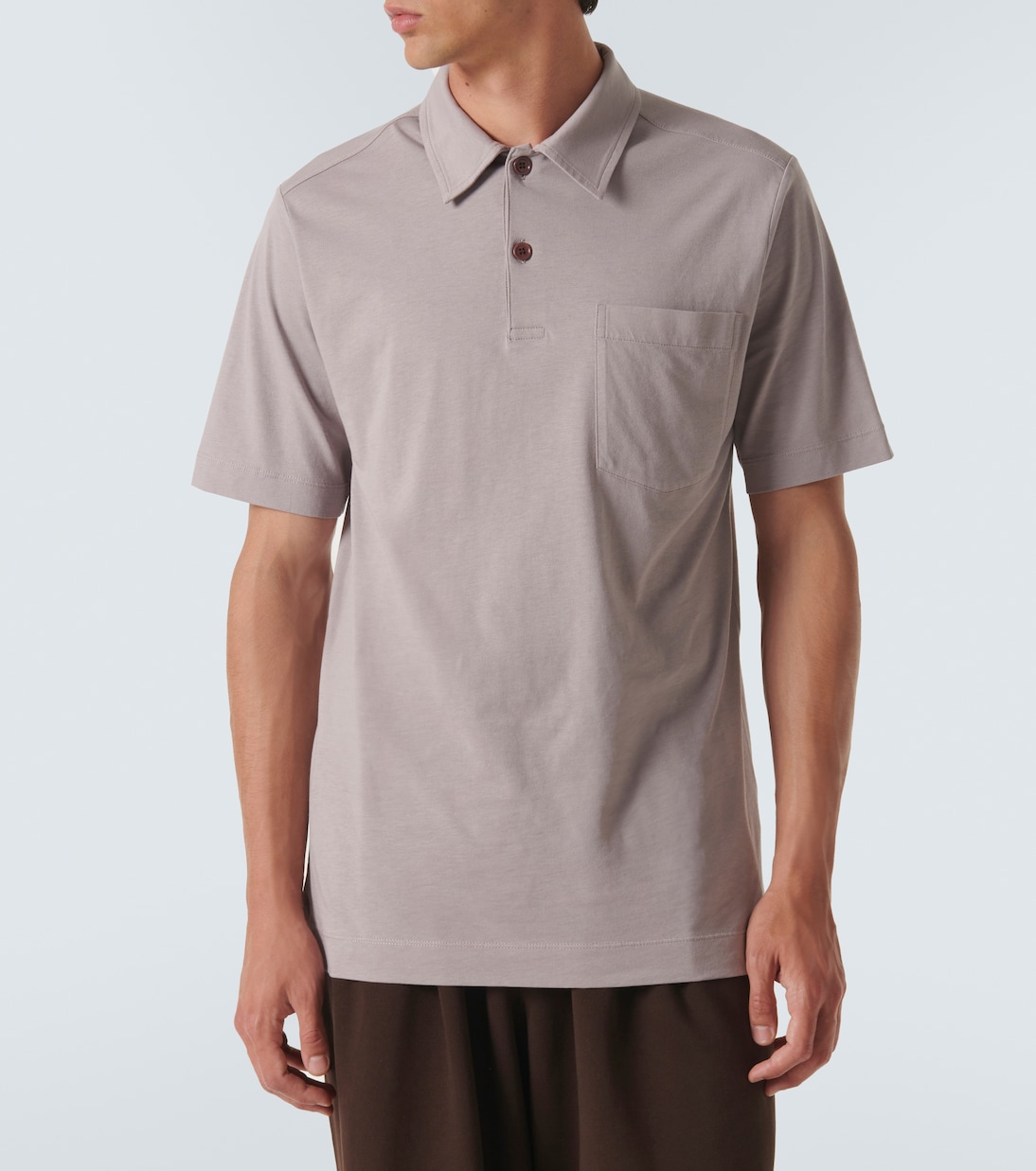 Cotton jersey polo shirt | Dries Van Noten