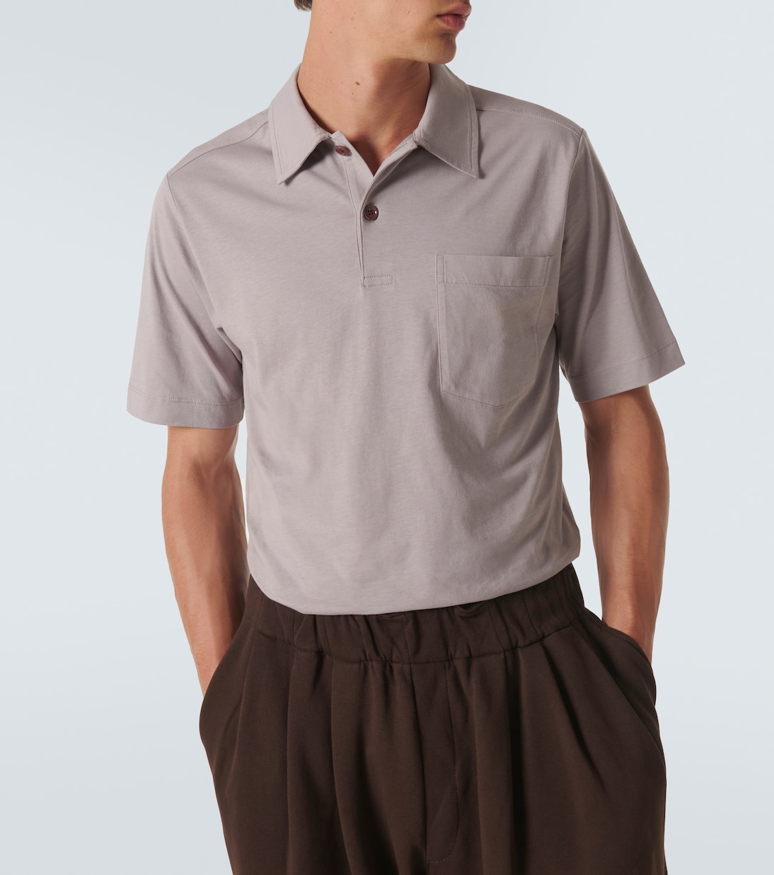 Cotton jersey polo shirt | Dries Van Noten