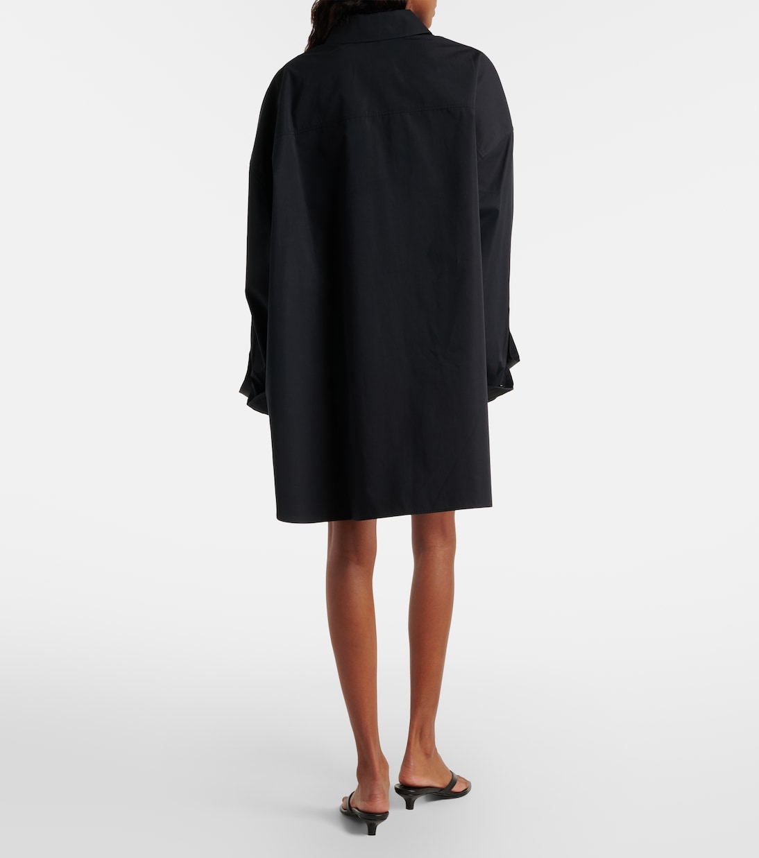 Oversize-Hemdblusenkleid aus Baumwolle | Wardrobe.NYC