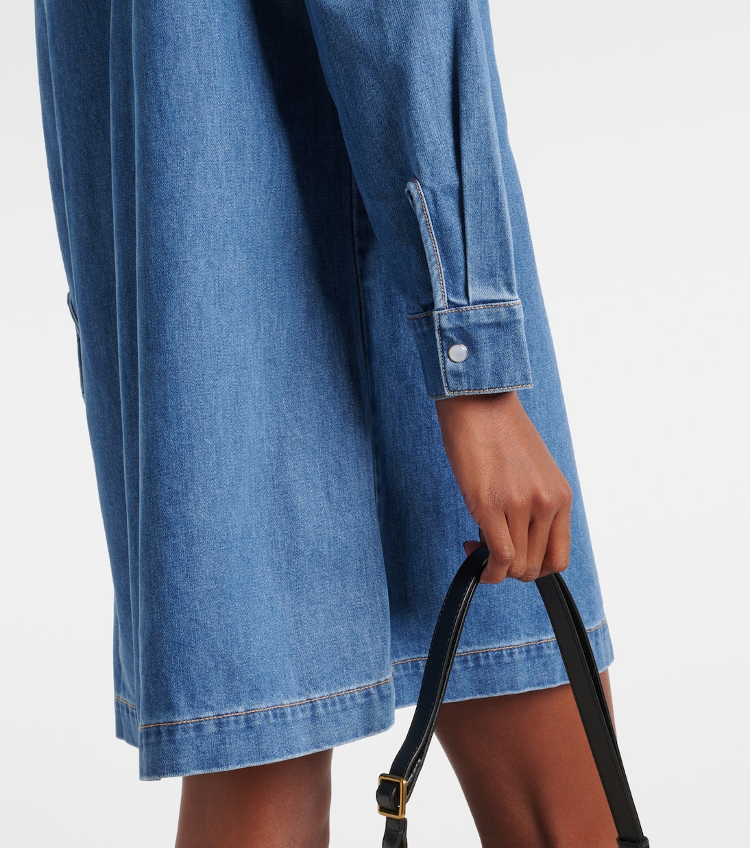 Wasta denim minidress | Veronica Beard