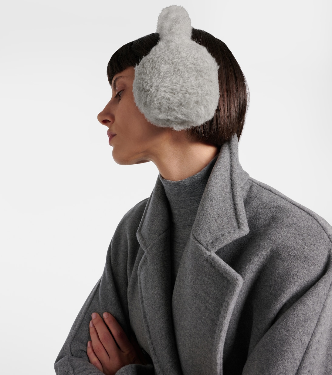 Orejeras Muffy de tejido teddy | Max Mara