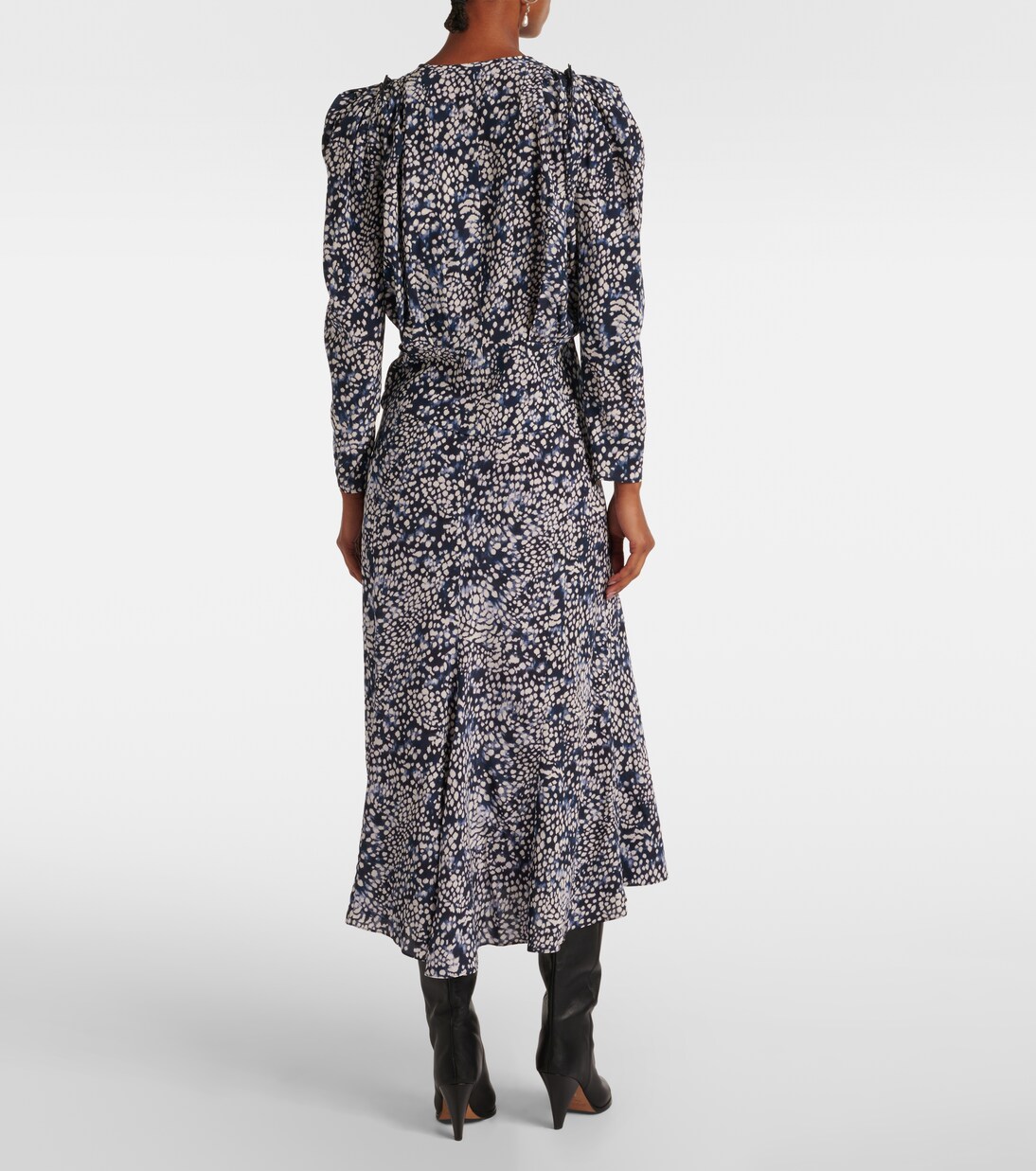 Blouse Zarga imprimée en soie mélangée | Isabel Marant