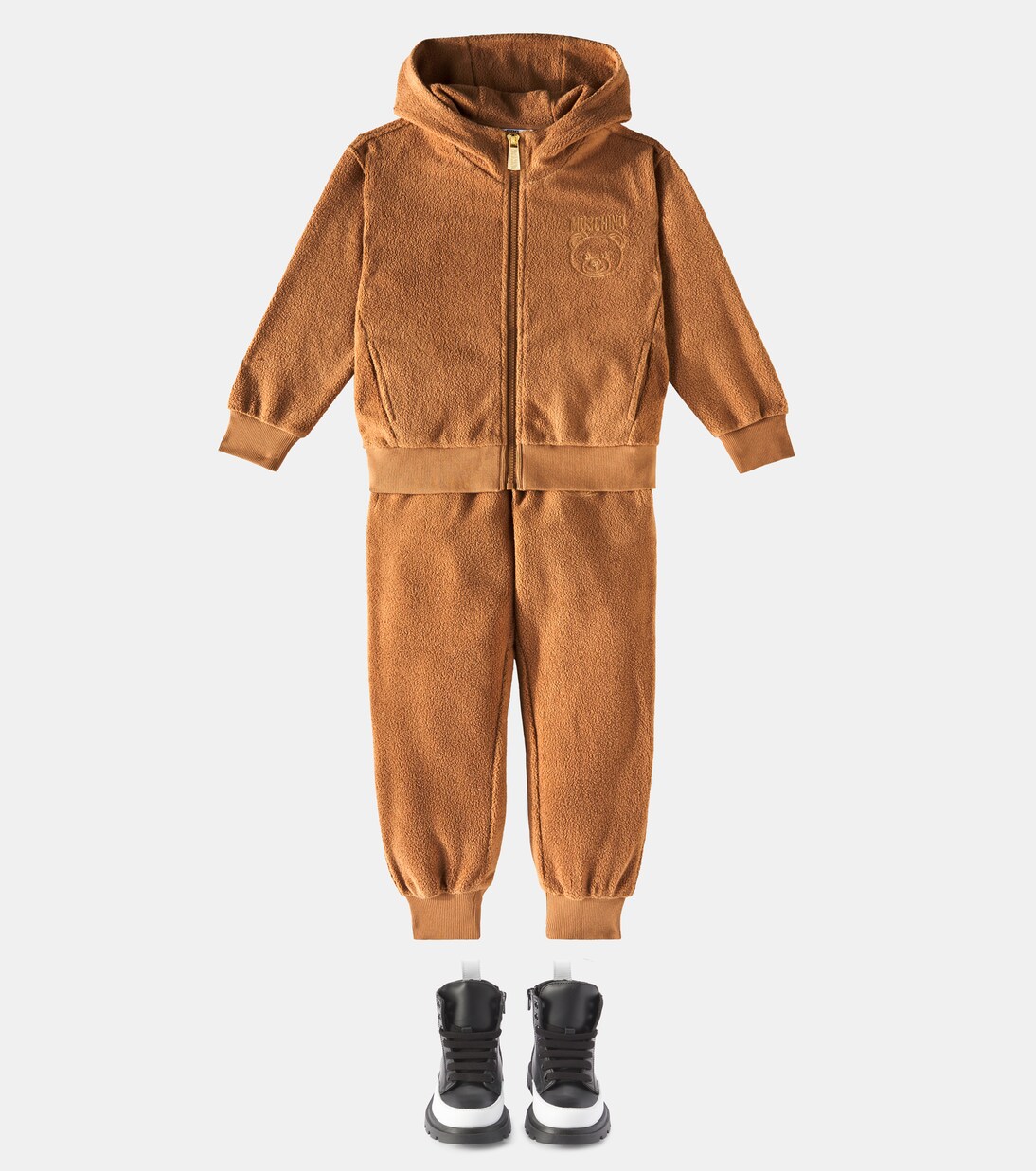 Leather ankle boots | Moschino Kids