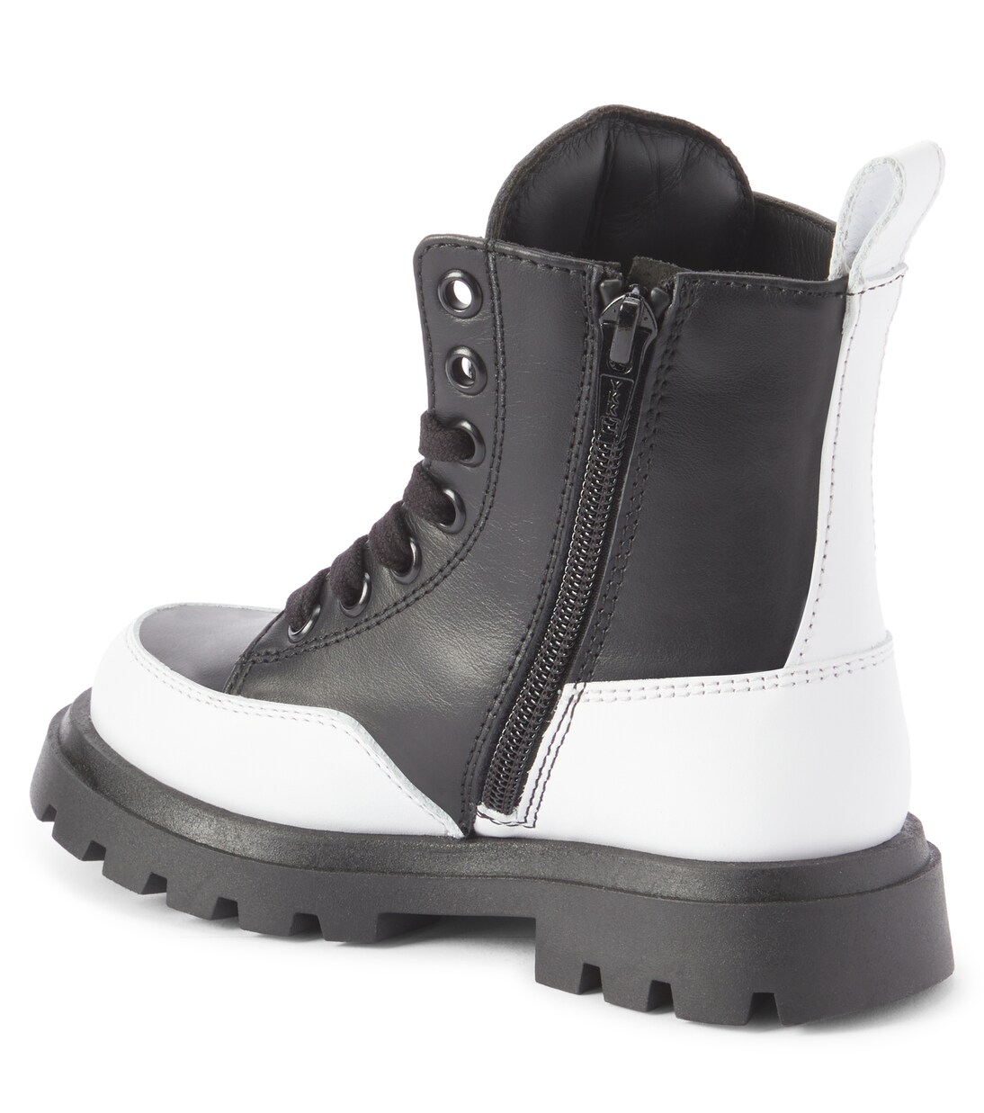 Leather ankle boots | Moschino Kids