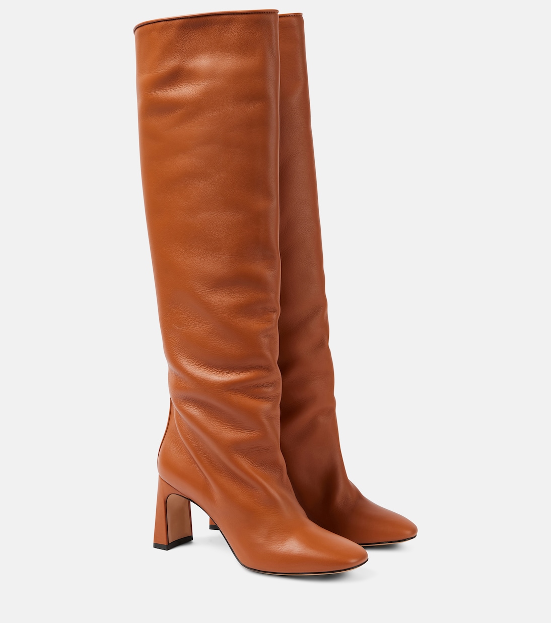 Roberta leather knee-high boots | Souliers Martinez