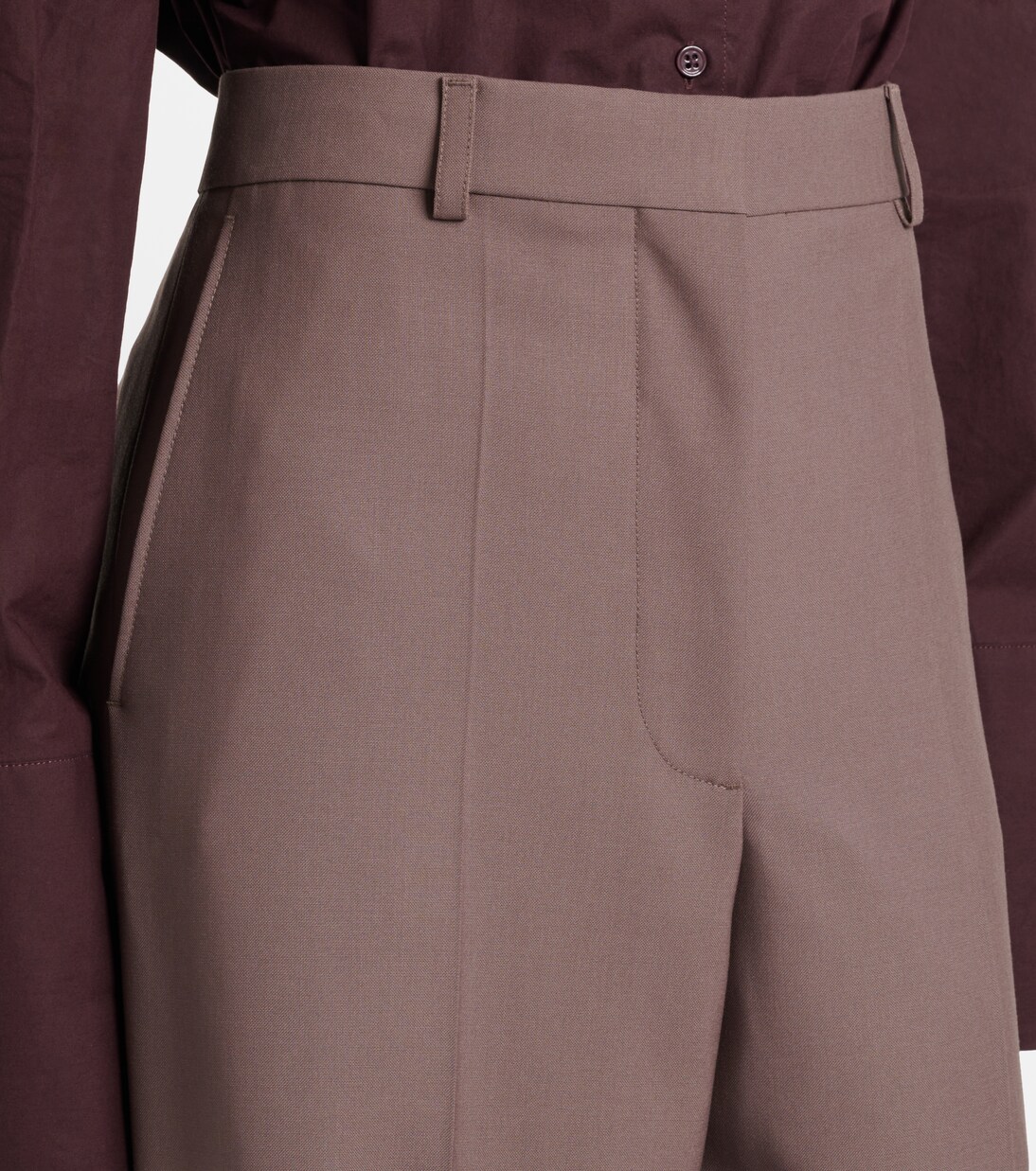 Weite Hose aus Wolle | Stella McCartney