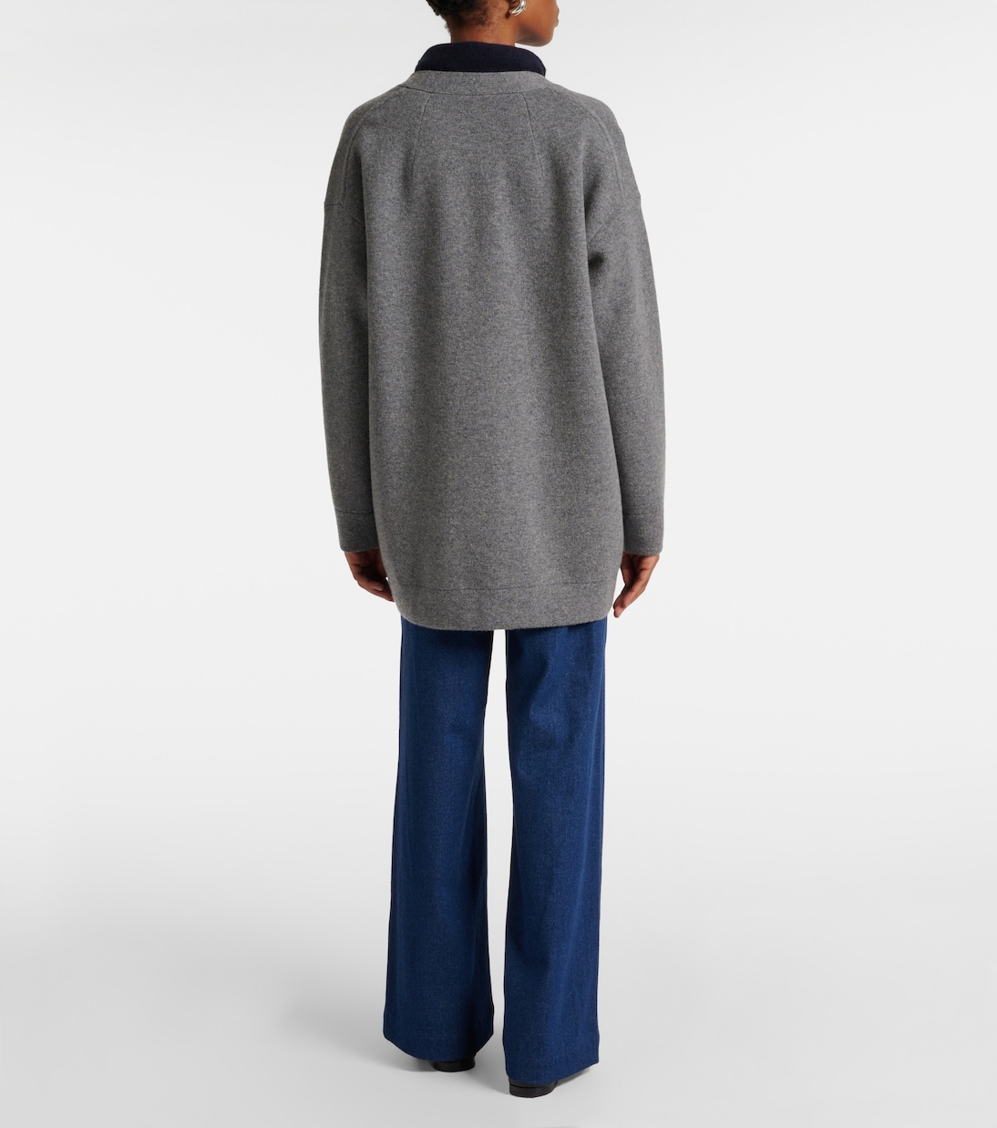 Oversized wool-blend cardigan | Vince