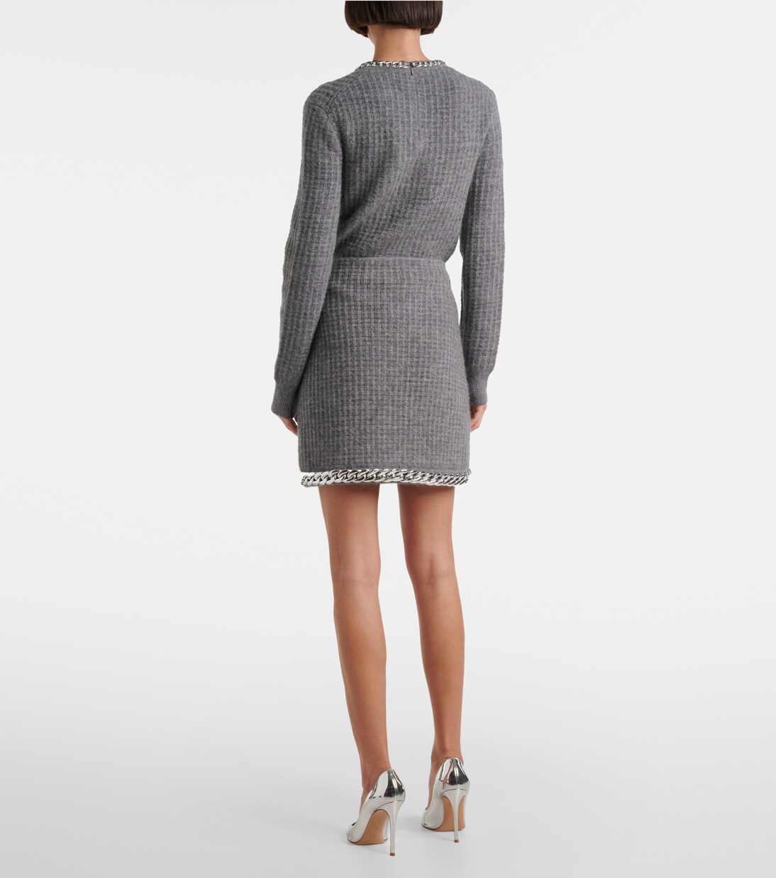 Verzierter Minirock aus einem Wollgemisch | Tory Burch