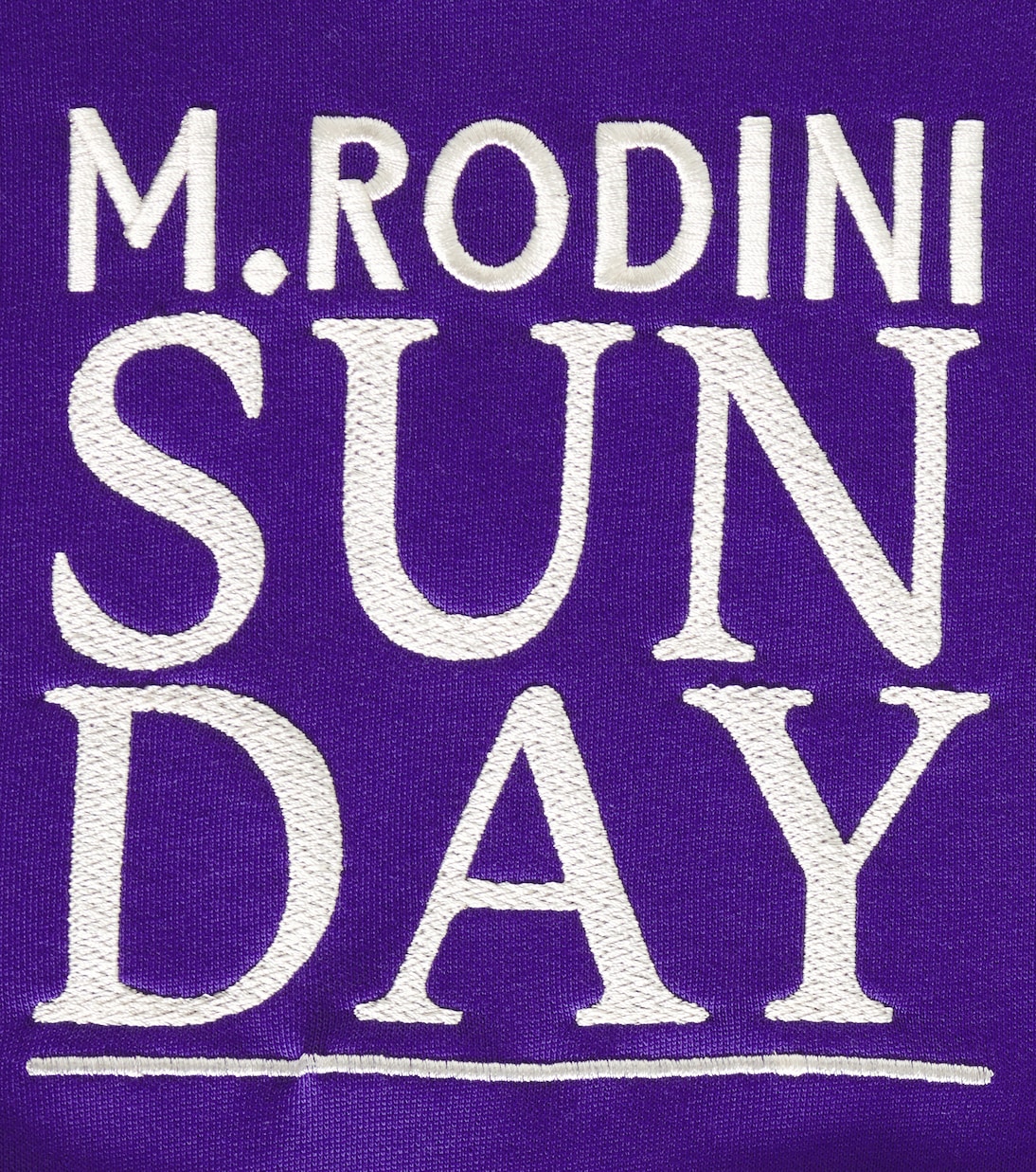 Sunday embroidered cotton sweatshirt | Mini Rodini