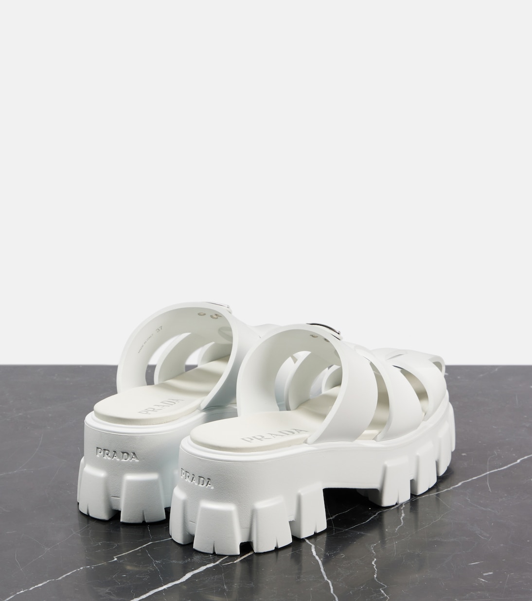 Platform fisherman sandals | Prada