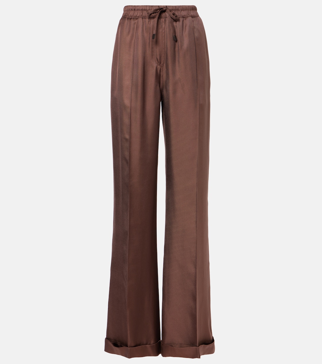 Weite Hose aus Seiden-Twill | Tom Ford