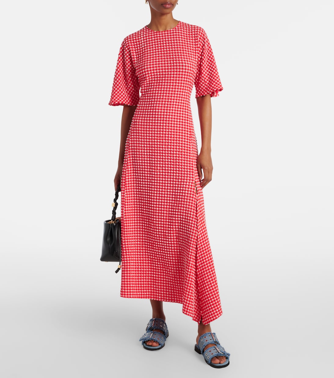 Sandalen aus Denim | Ganni