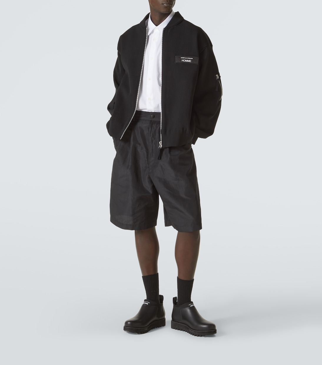 Knitted jersey bomber jacket | Comme des Garçons Homme