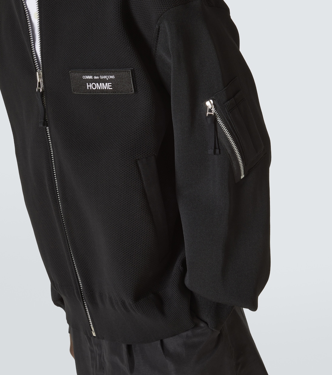 Knitted jersey bomber jacket | Comme des Garçons Homme