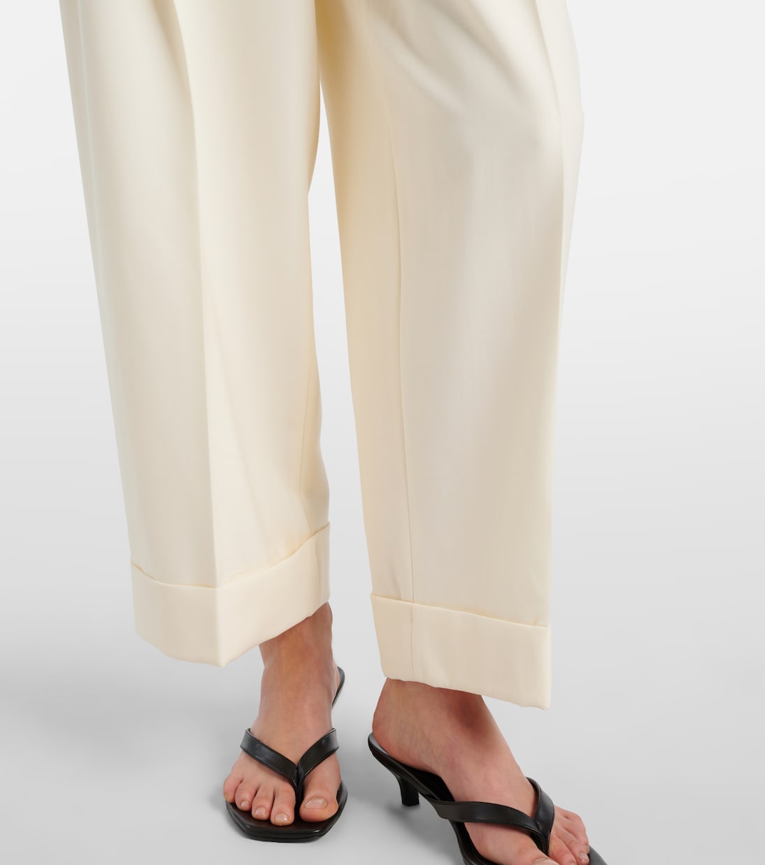 Gerade Hose aus Schurwolle | Róhe