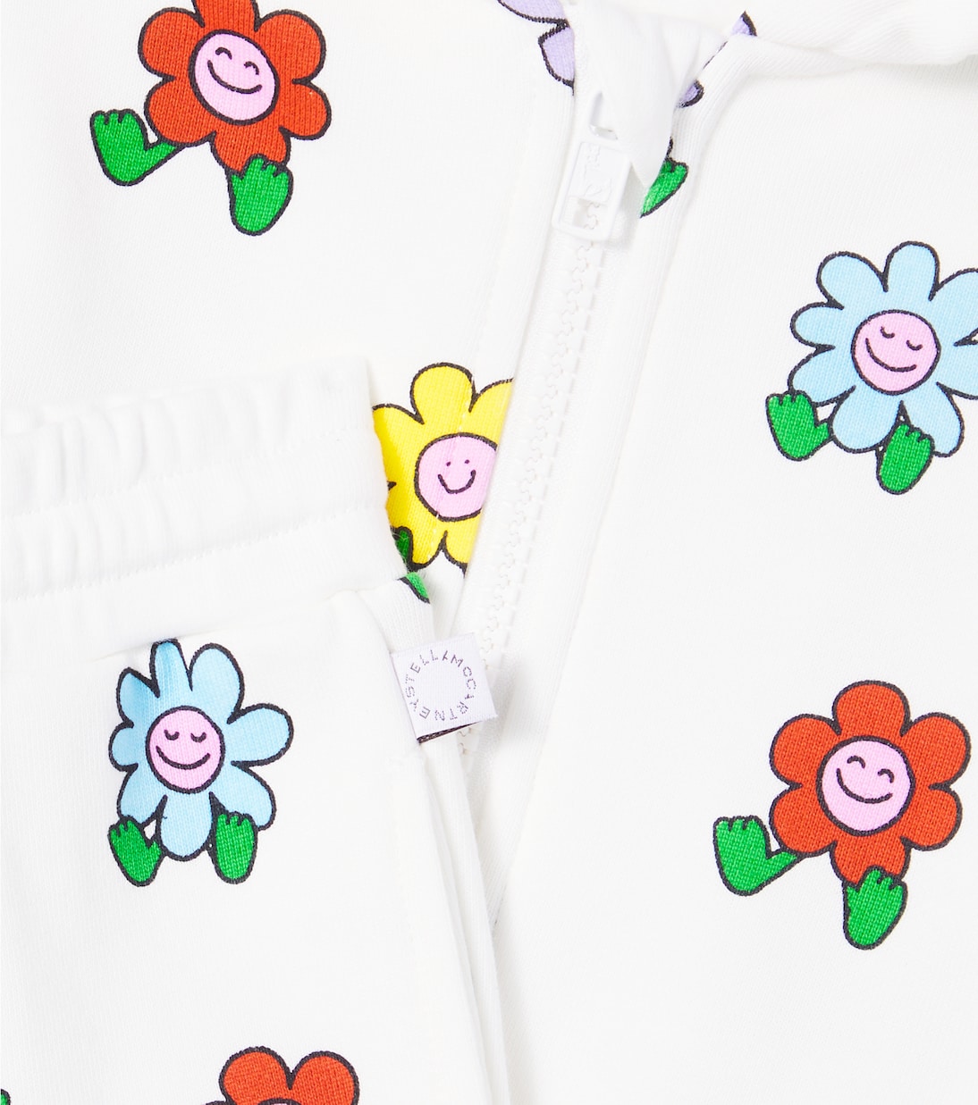 Baby Flowers cotton fleece tracksuit | Stella McCartney Kids