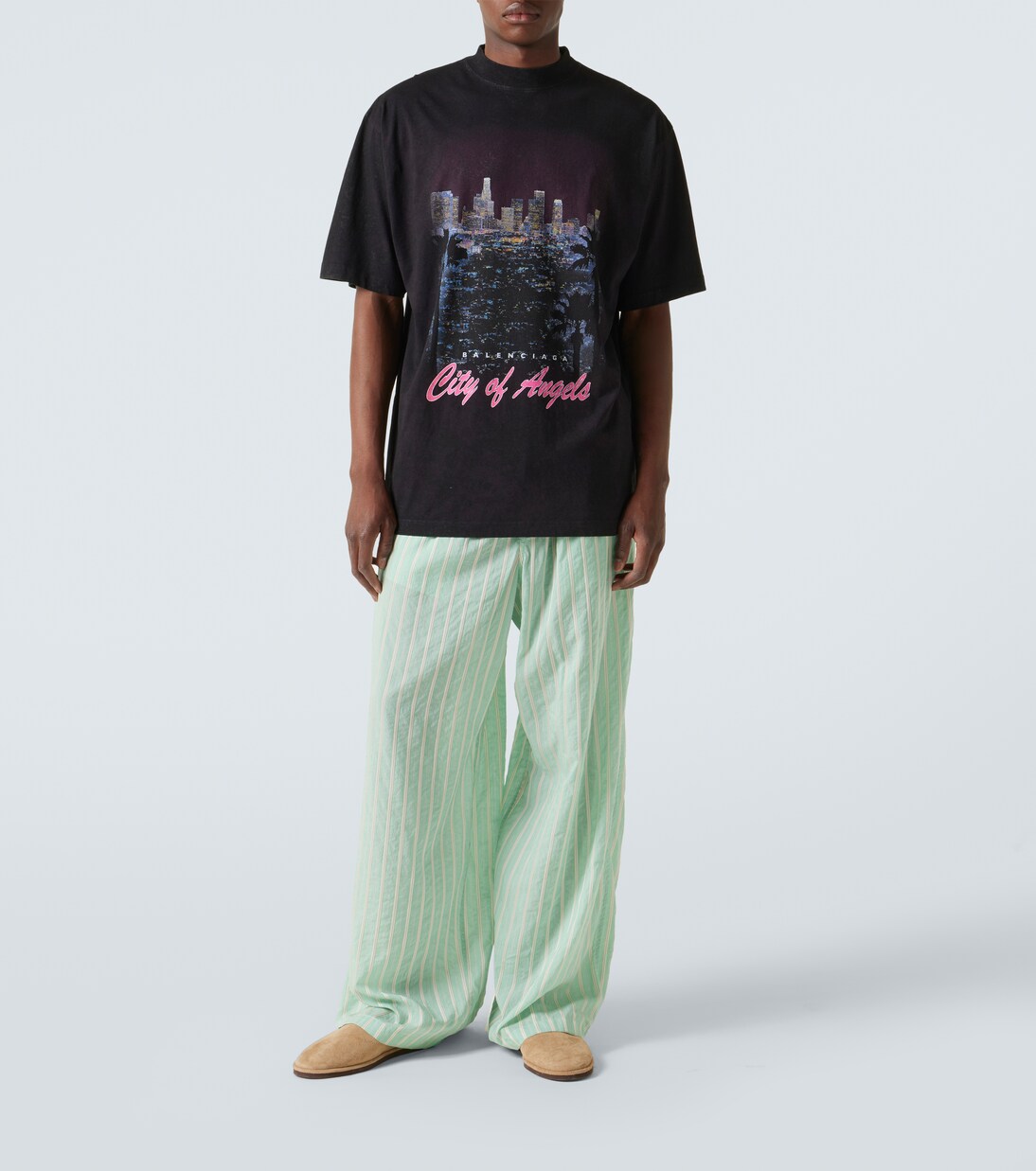 Bedrucktes T-Shirt aus Baumwolle | Balenciaga