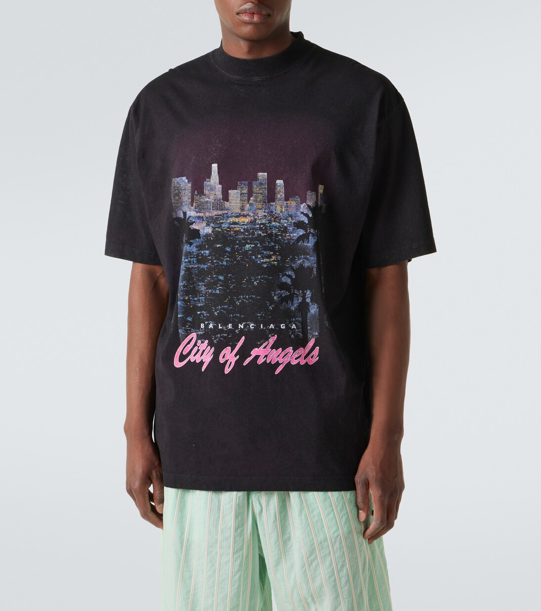 Bedrucktes T-Shirt aus Baumwolle | Balenciaga