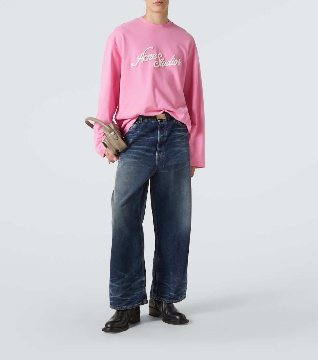 Logo cotton jersey T-shirt | Acne Studios